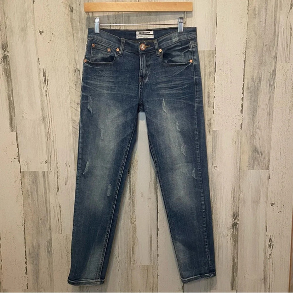 One X One Teaspoon Awesome Baggies Straight Leg Jeans-Dark Wash size 24 - Picture 1 of 8